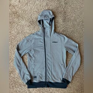 Brooks Pure Project Men's Houndstooth Running Full Zip Oreo Hoodie medium